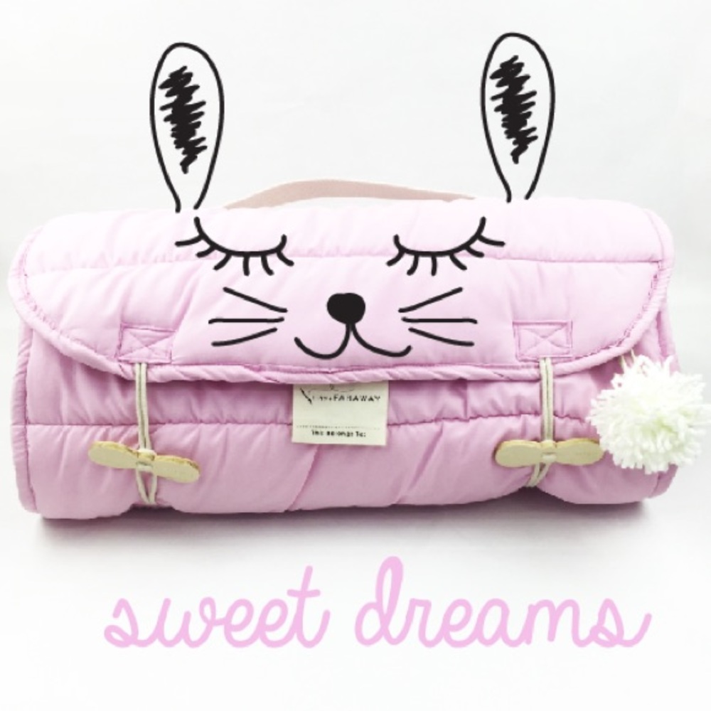 🐰 Pink Mini Children’s Nap Mat